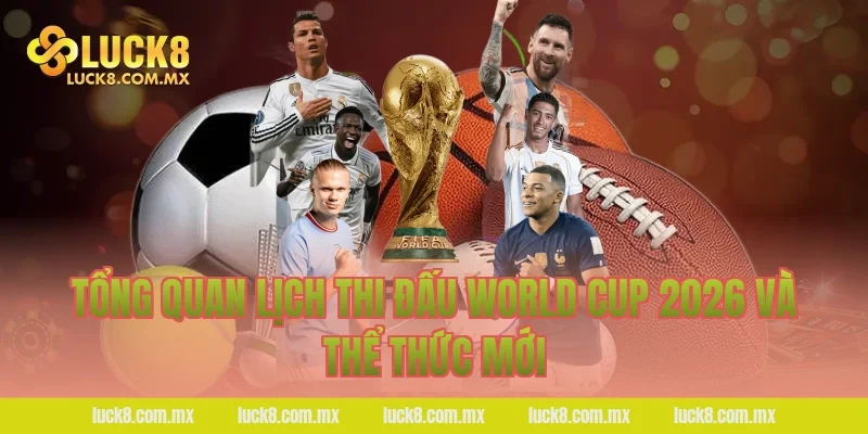 Tổng quan lịch thi đấu World Cup 2026 và thể thức mới